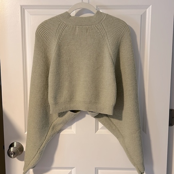 LOOK BY M Bolero Knit Cardigan Sage - Picture 4 of 4